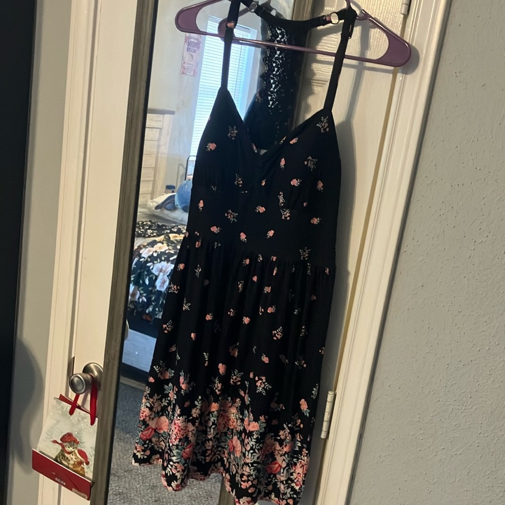 No Boundaries Asymmetrical Floral Sundress